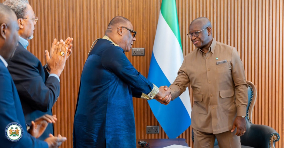 President Bio Receives Archbishop Nicholas Duncan-Williams at State House