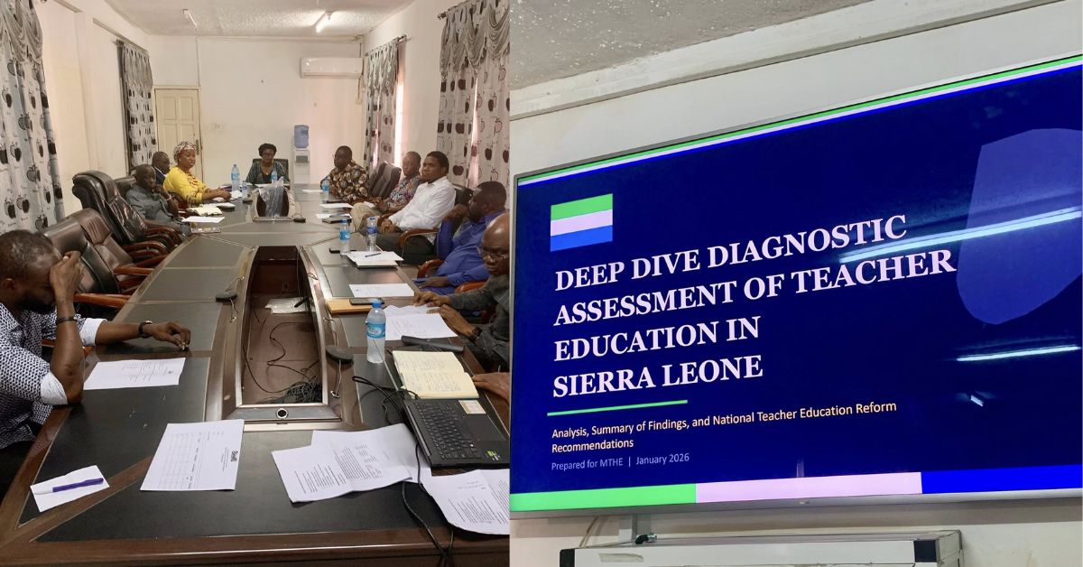 Teacher Education Report Reveals Declining Standards, Minister Wurie Calls for Action