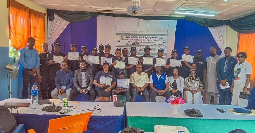 180 Chiefdom Supervisors Graduate from FETP-Light to Safeguard Public Health