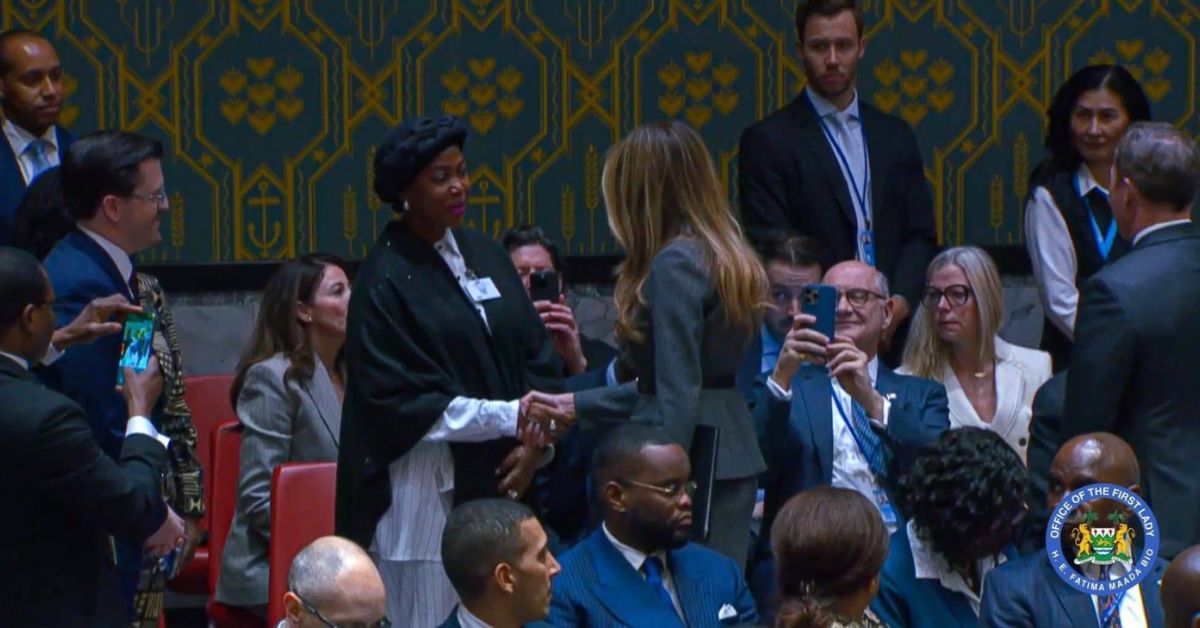Fatima Bio Meets American First Lady Melania Trump at UN Security Council Meeting