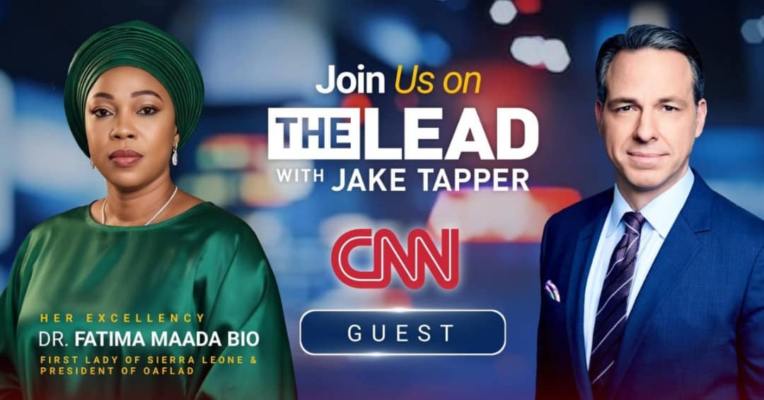 First Lady Fatima Bio to Appear on CNN’s “The Lead with Jake Tapper”