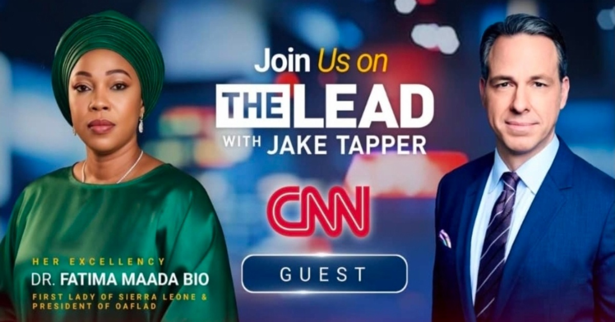 First Lady Fatima Bio to Appear on CNN’s “The Lead with Jake Tapper”