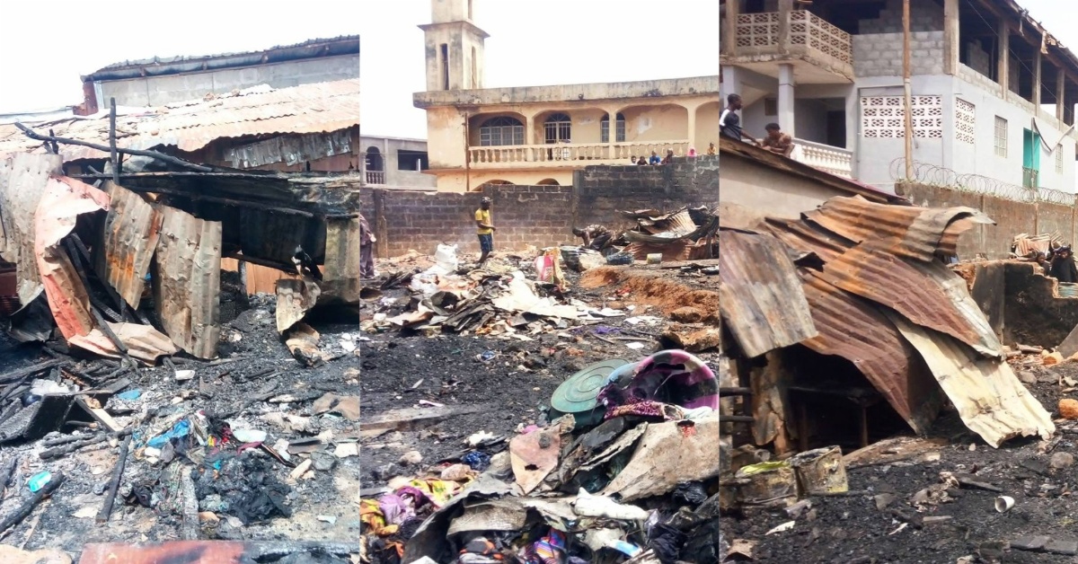 Dozens Left Homeless After Devastating Fire Destroys 18-Apartment Compound in Freetown