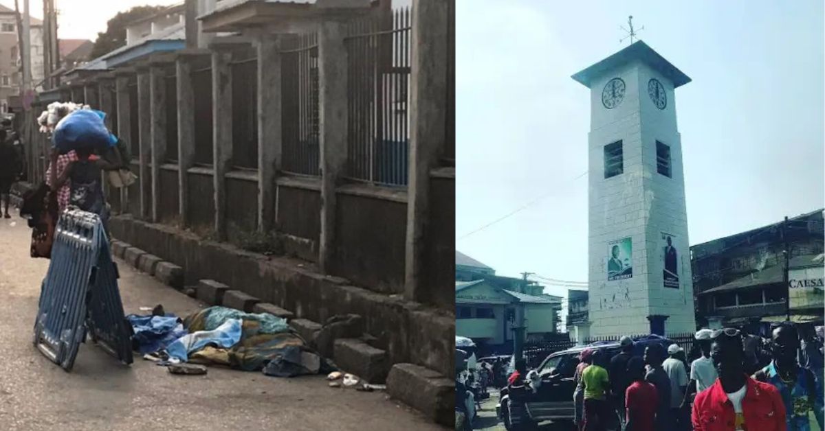 Decaying Bodies Reportedly Left in Public Spaces Near Freetown Clock Tower and Cottage Hospital