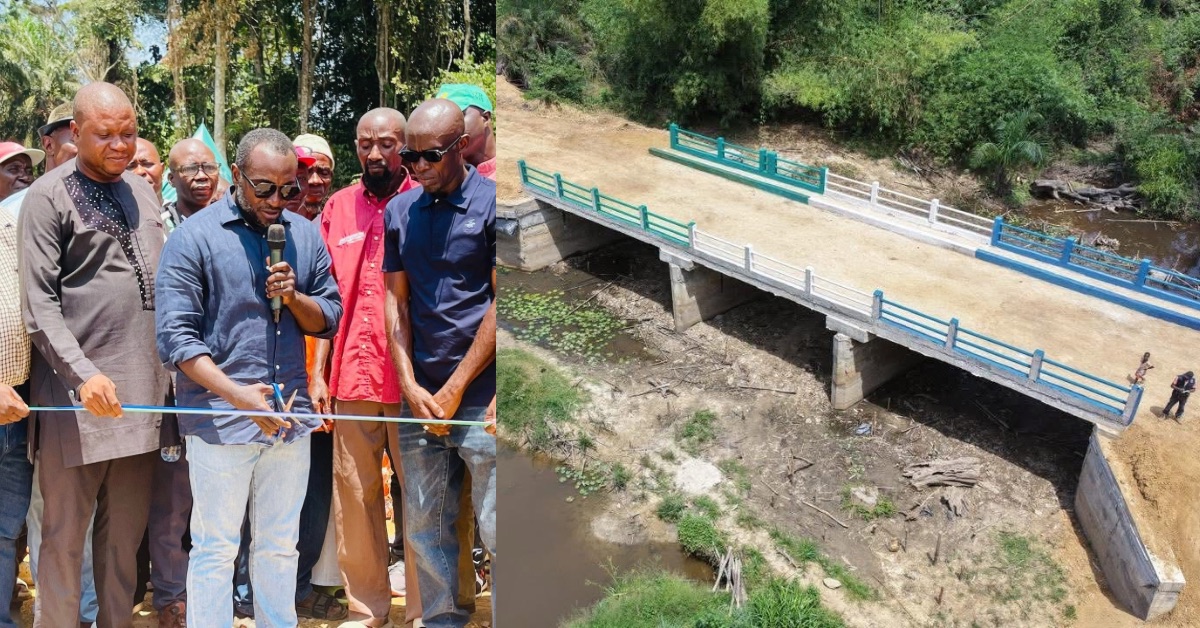 Agriculture Minister Kpaka Commissions 24-Metre Bridge in Bo to Boost Market Access for Farmers