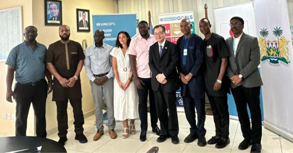 Japan, UNOPS Complete Renewable Energy Project Benefiting Over 15,000 Residents in Bo District