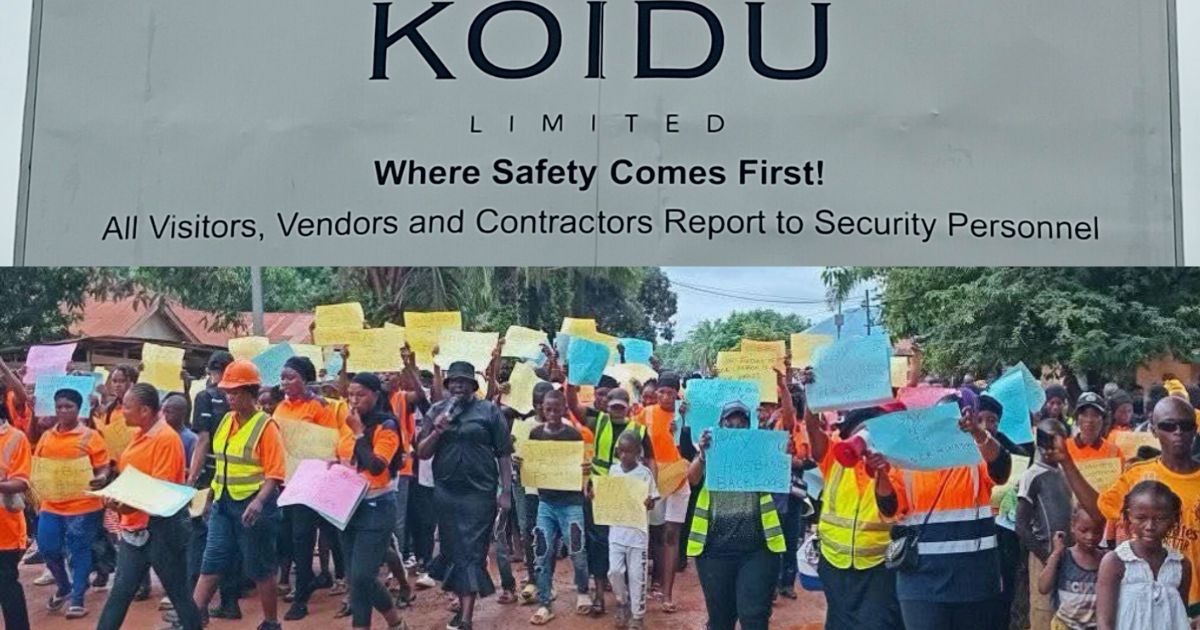 Over 850 Former Koidu Limited Workers Sue Company Over $36.9 Million Unpaid Wages