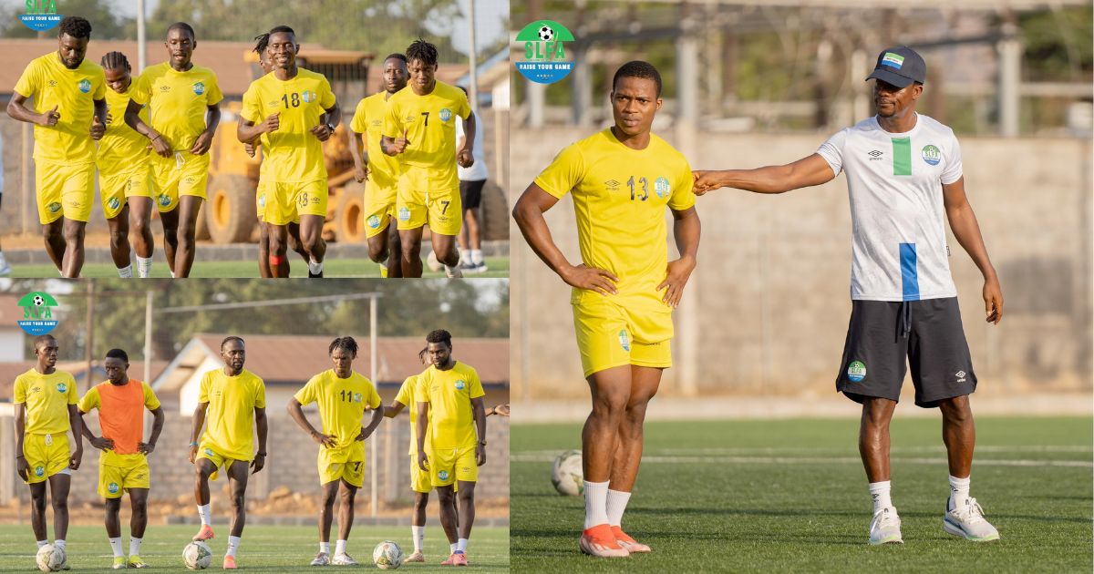 Leone Stars Begin Intensive Training Ahead of FIFA Series
