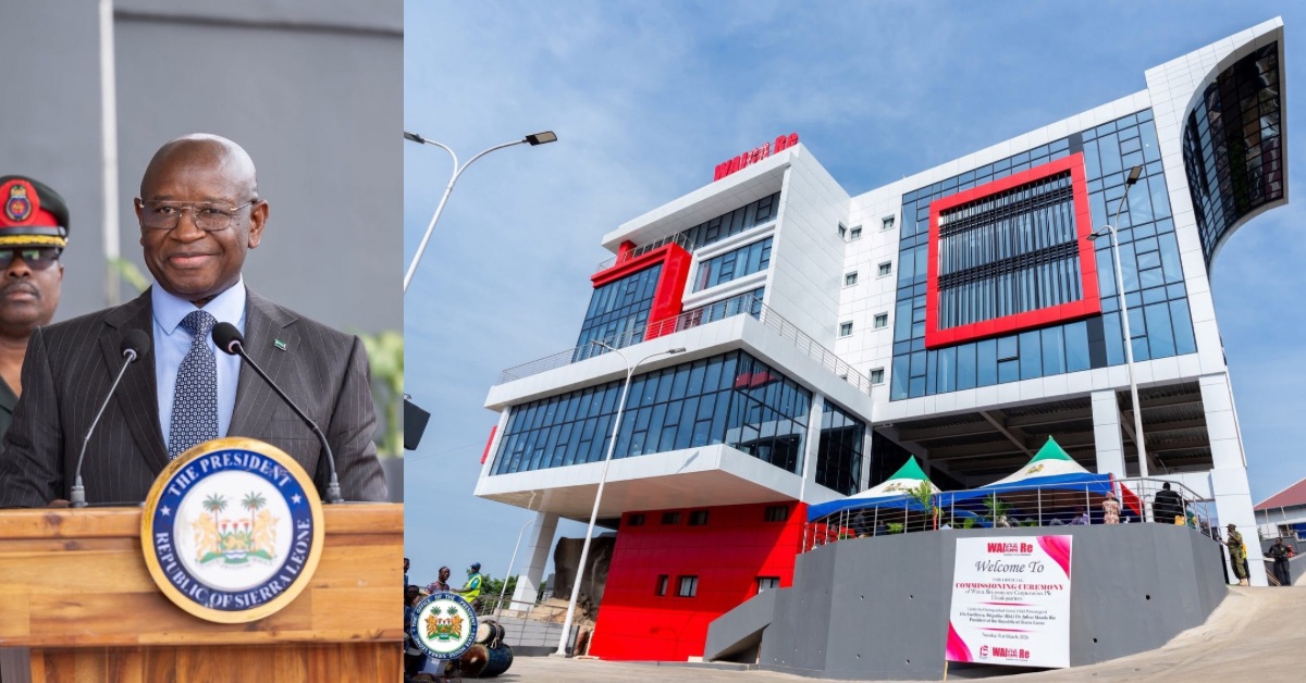 President Bio Commissions WAICA Reinsurance Headquarters in Freetown