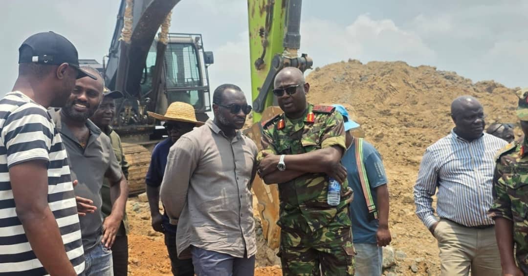 Agriculture Minister, Defence Chief Inspect Rice Production Projects in Tormabum