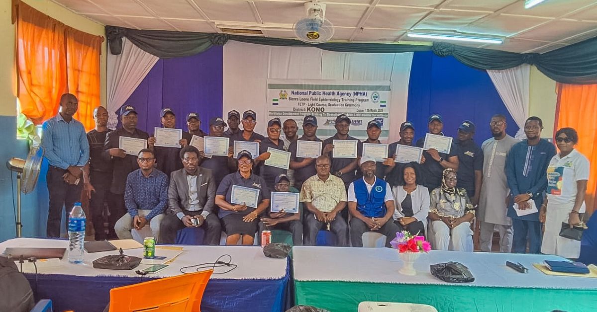 NPHA Graduates 27 Chiefdom Supervisors Under Field Epidemiology Training Program