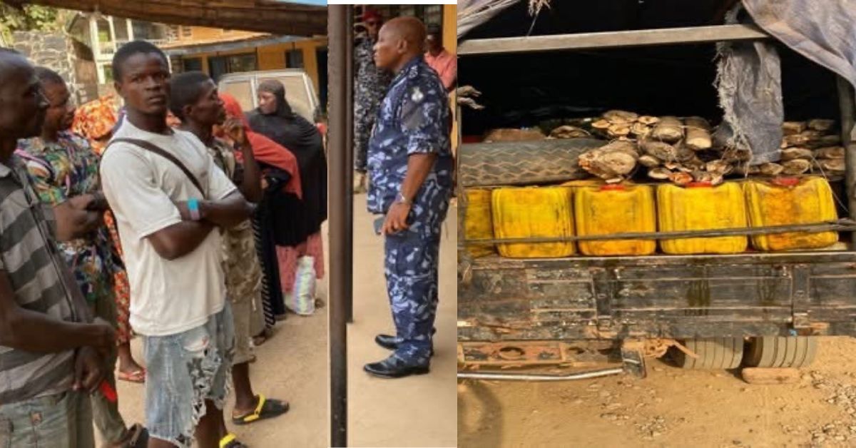 Police Arrest Truck With Allegedly Stolen Palm Oil From Socfin Agricultural Company