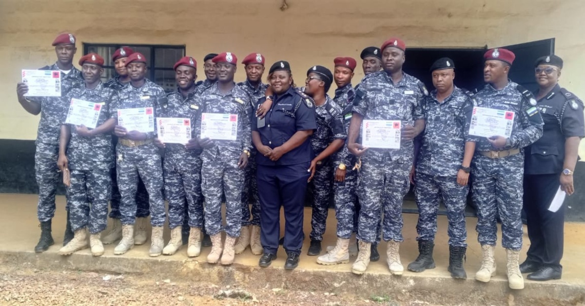 Fifteen Police Drivers Graduate from Historic TOT Programme
