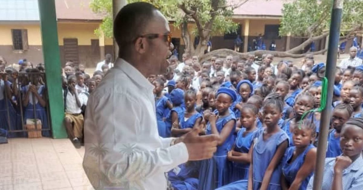 Police Officers Sensitize UMC Secondary School Pupils in Bo on Sexual Harassment and Drug Abuse