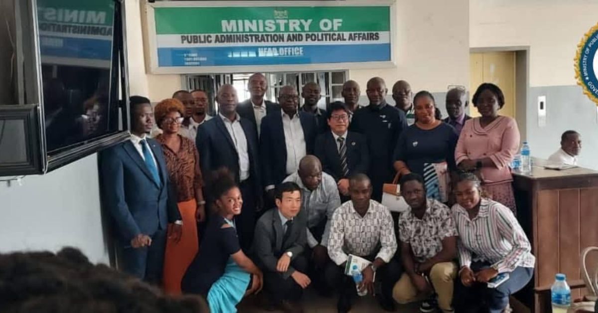 Sierra Leone Government Presents Kaizen Training Report to Japanese Agency for Public Service Reform