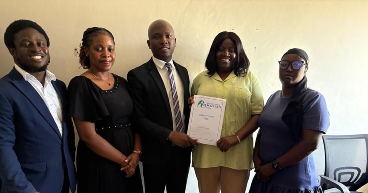 Sierra Leone Reporters Union Officially Receives Revised 2025 Constitution