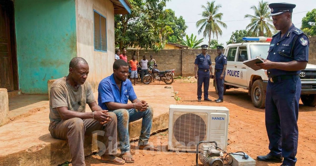 Two Men in Court Over Alleged Theft of Air Conditioner