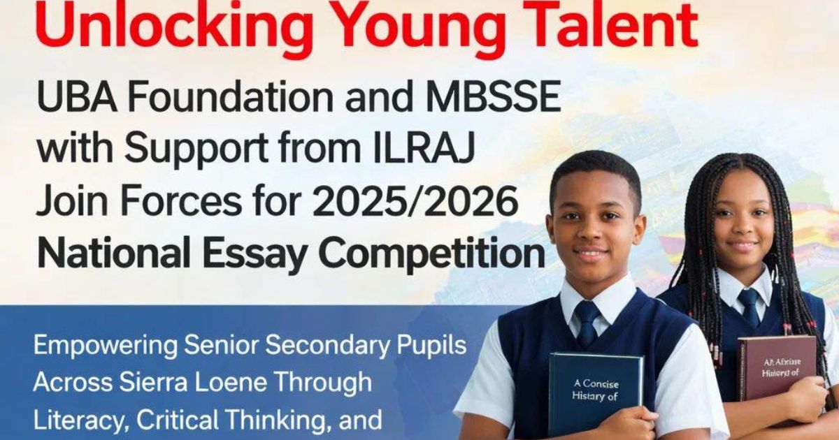 UBA Foundation Partners with MBSSE and ILRAJ to Launch 2025/2026 National Essay Competition