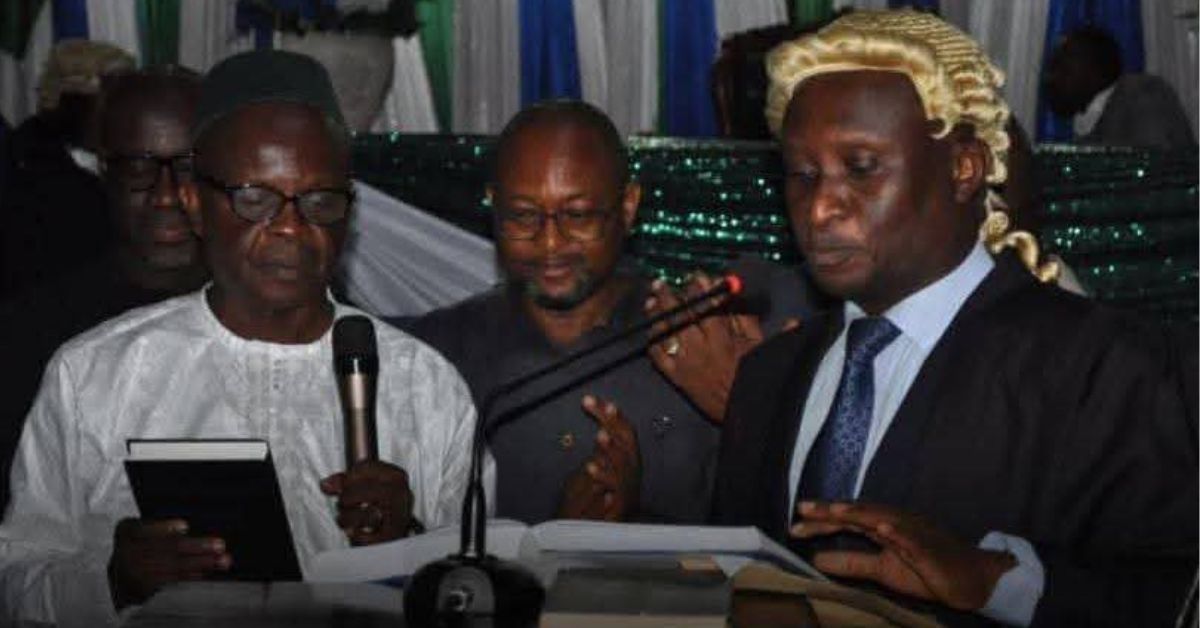 Hon. Mohamed Festus Lansana Sworn in as Kenema District MP