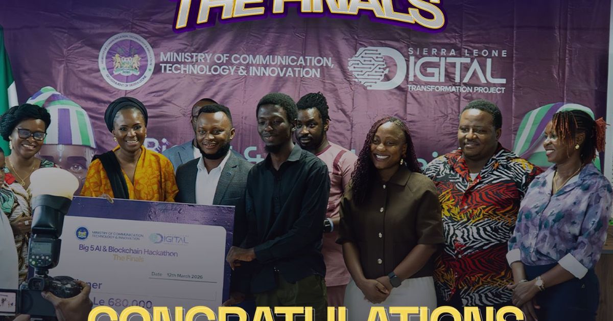 Young Sierra Leonean Tech Innovators Shine at Big 5 AI and Blockchain Hackathon