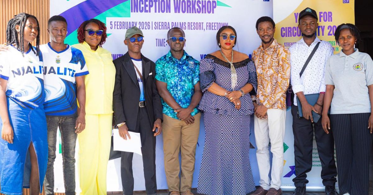 UNDP Launches Youth Circularity 2030 Initiative in Sierra Leone