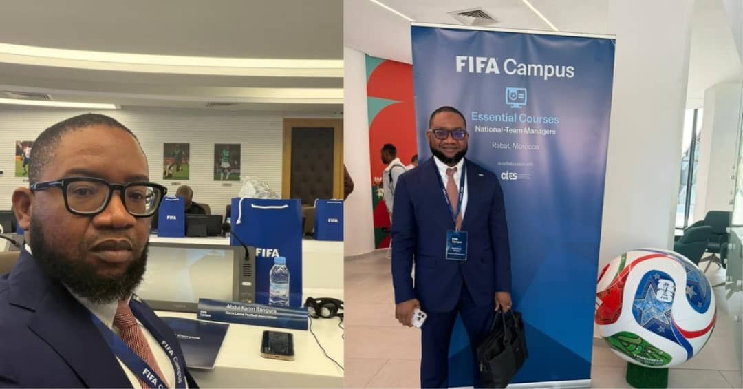 Leone Stars Team Manager Begins Elite FIFA Professional Course in Morocco