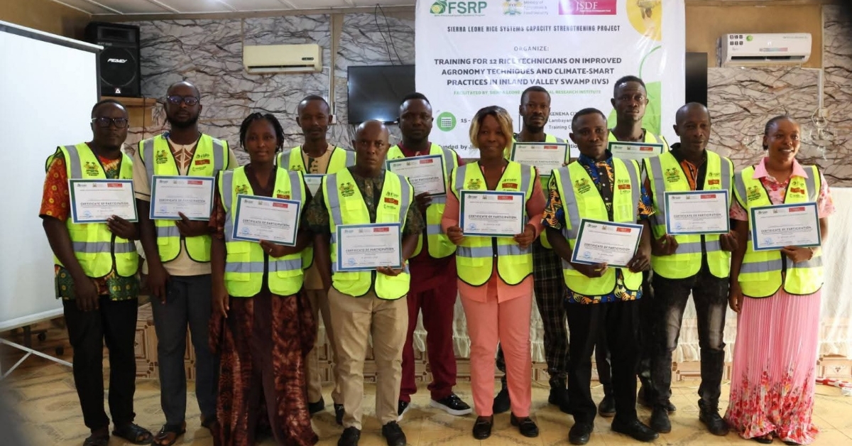 Agriculture Ministry, JSDF Complete First Batch of Climate-Smart IVS Training for Rice Technicians