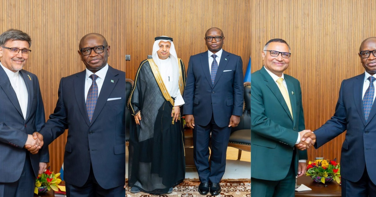 President Bio Accepts Credentials from Three New Foreign Diplomats in Freetown