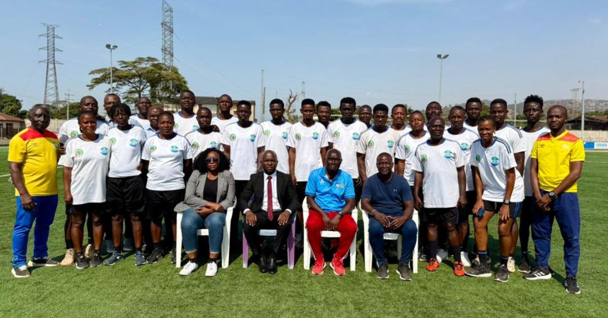 SLFA Concludes CAF C Diploma Coaching Course in Freetown