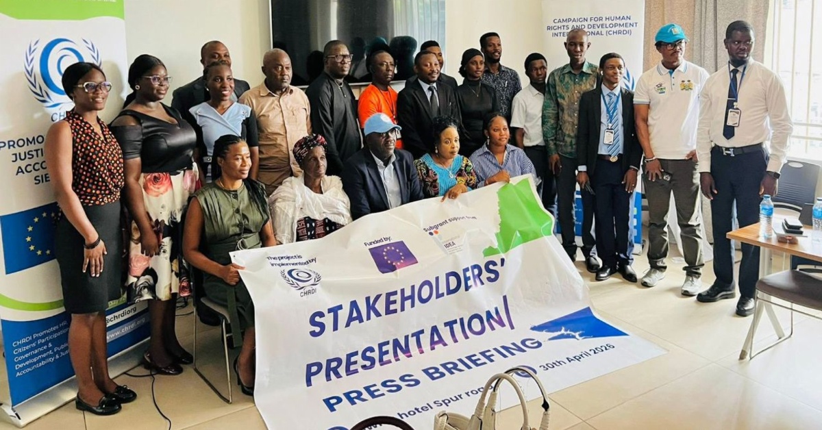 CHRDI Unveils Findings of Baseline Survey Report on Electoral Justice and Accountability