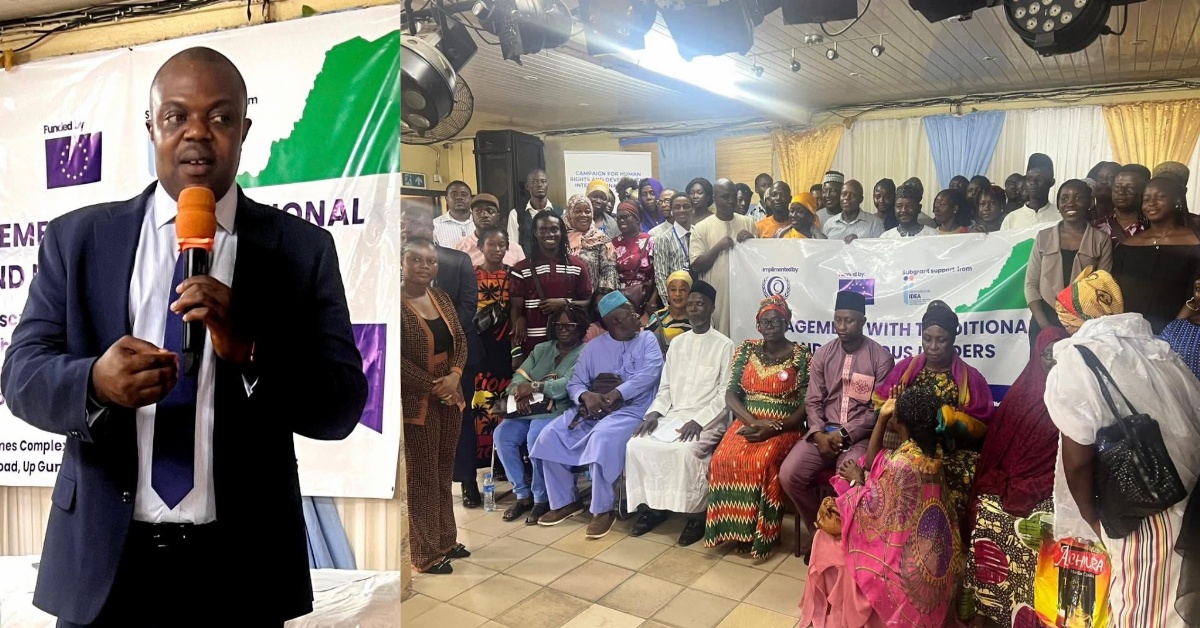 CHRDI Engages Religious, Community Leaders on Electoral Justice and Social Accountability in Eastern Freetown