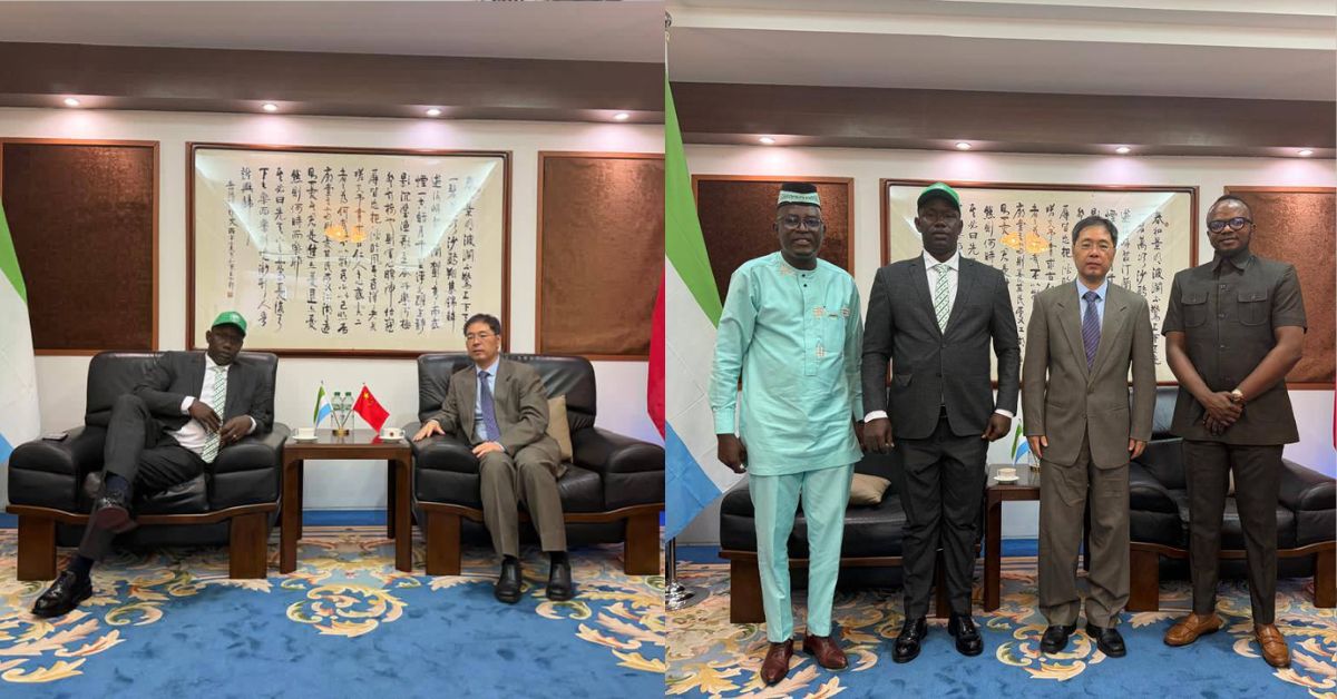 SLPP Leadership Pays Courtesy Visit to Chinese Ambassador
