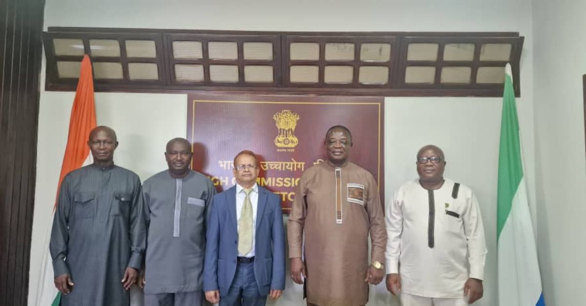 ECSL Chief Pays Courtesy Visit to Indian High Commissioner
