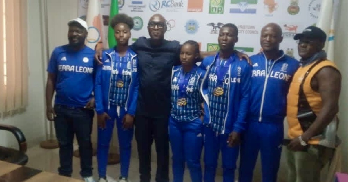 Sierra Leone U-17 Wrestlers Win Five Medals at West African Championship
