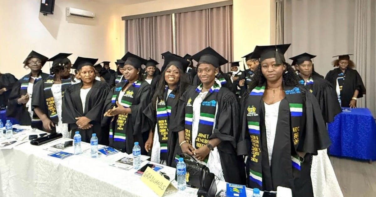 30 Nurses Graduate in Neonatal Care to Boost Newborn Survival in Sierra Leone