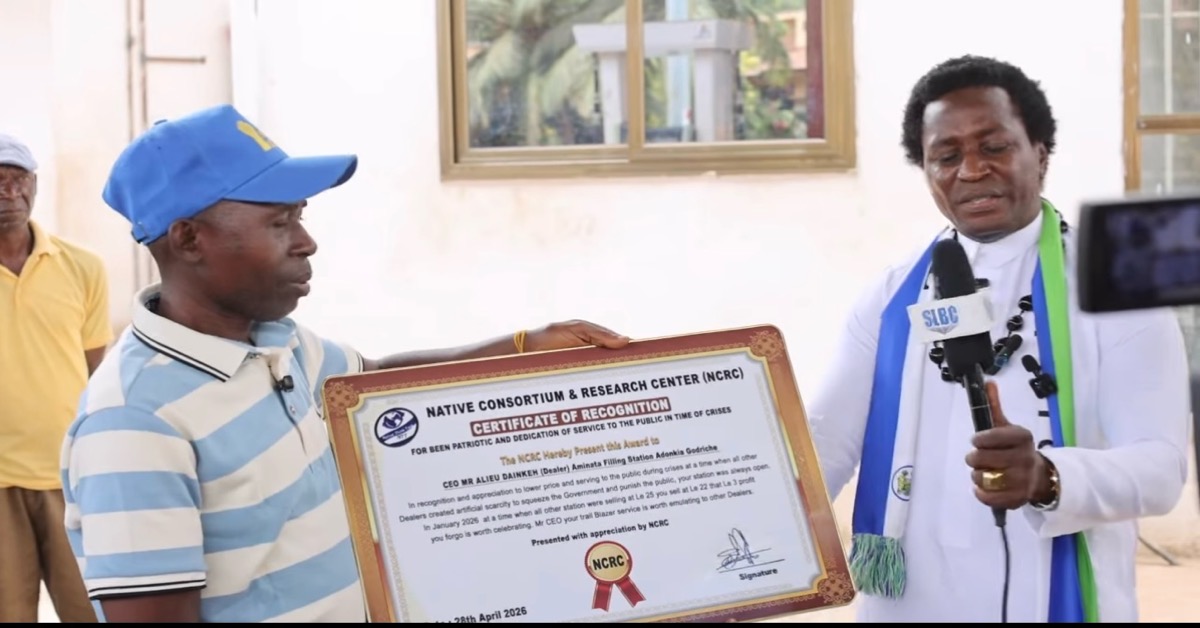 Native Consortium Honours Aminata Station in Adonkia for Exceptional Service During Fuel Crisis