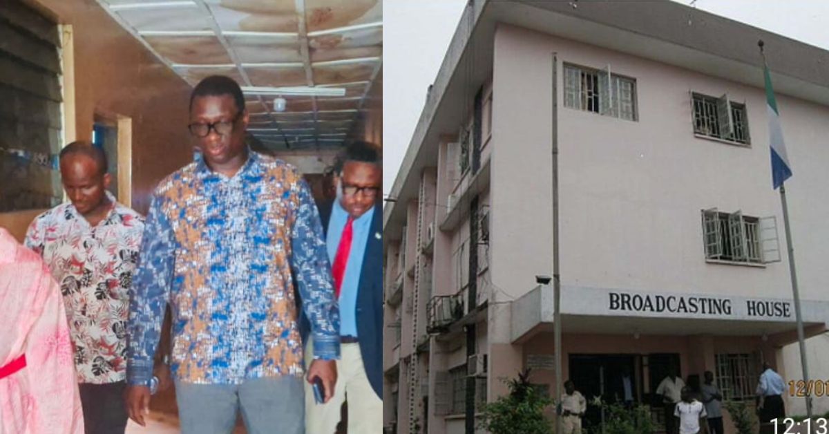 APC’s DIB Visits SLBC in Freetown After Fire Disaster, Donates $5,000 and Laptops