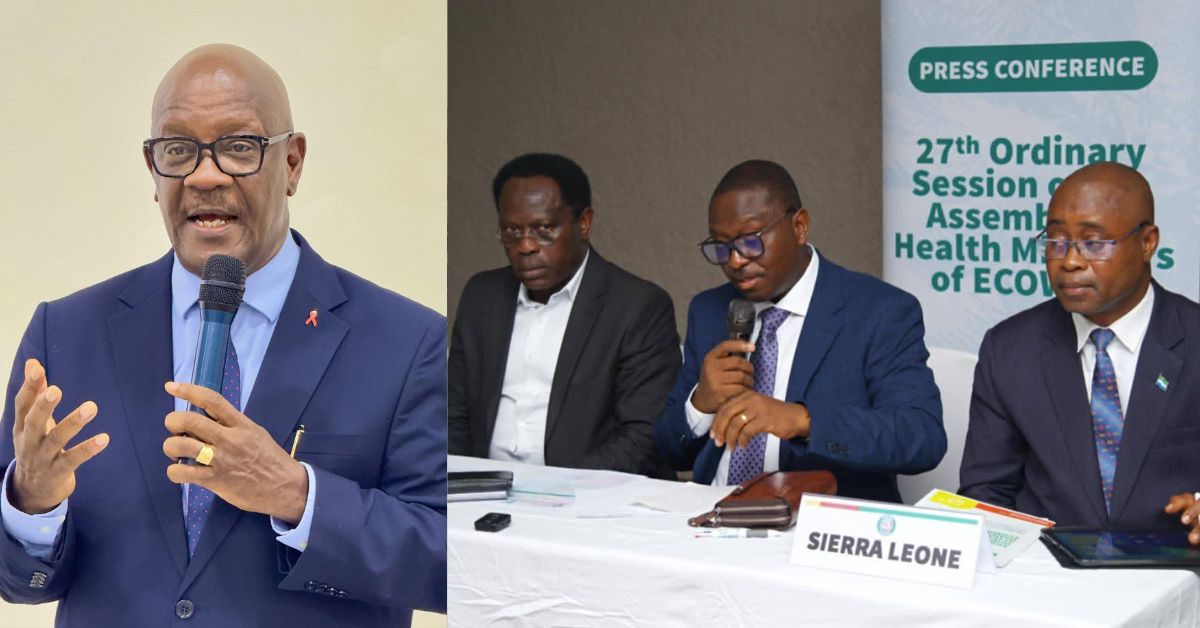 Minister Austin Demby Highlights Sierra Leone’s Leadership as ECOWAS Health Assembly Opens