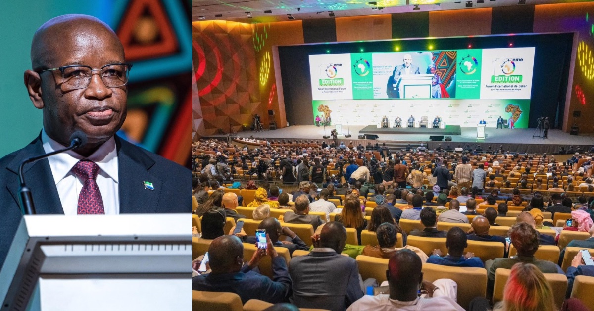 President Bio Urges “Prevention Before Intervention” at Dakar Forum on African Security