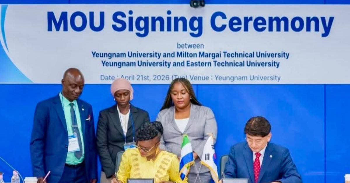 Government Signs Landmark Education Agreements with South Korean University