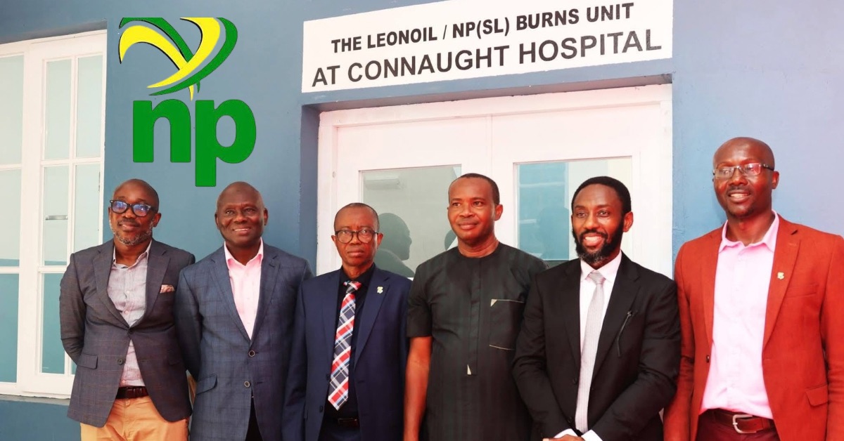 NP-SL Donates Burns Unit, Reconstructive Centre to Connaught Government Hospital in Freetown