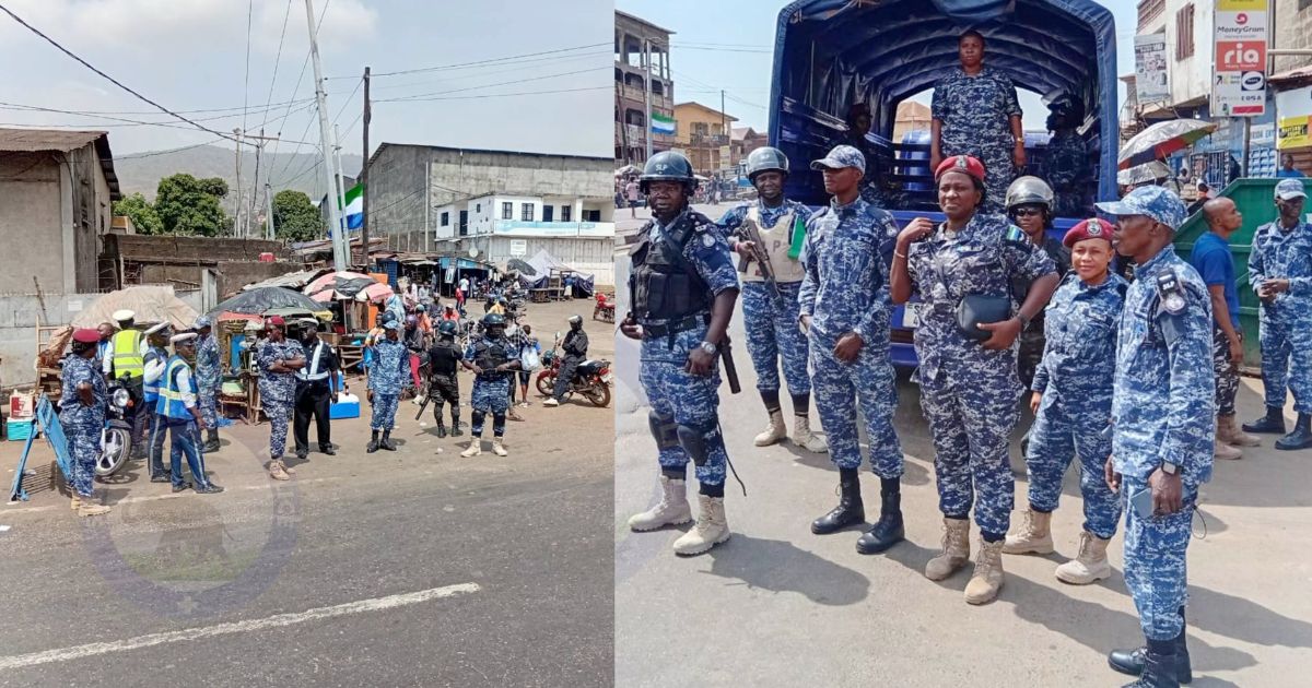 Police Heighten Security Presence Across Freetown For Independence Day Celebrations
