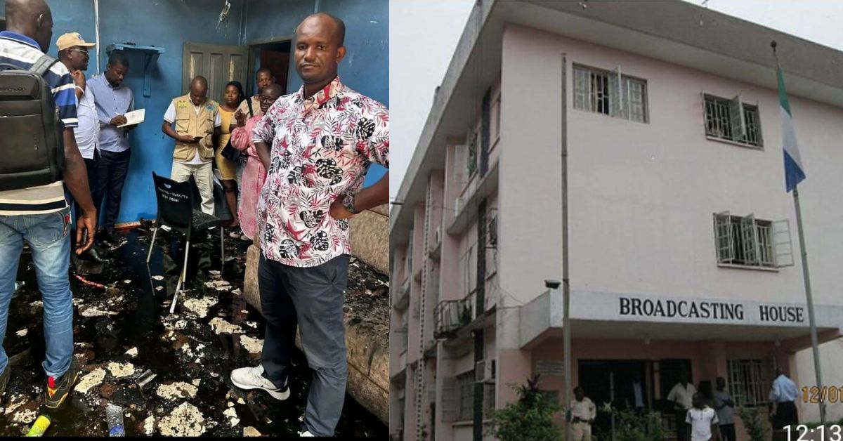 SLBC Deputy Director Bah Escapes Harm as Fire Consumes Office in Freetown
