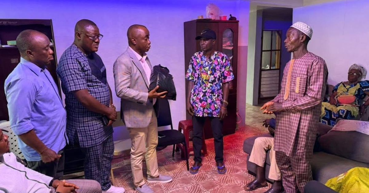 SLFA Pays Condolence Visit to Family of Late Joseph Samba Keifala