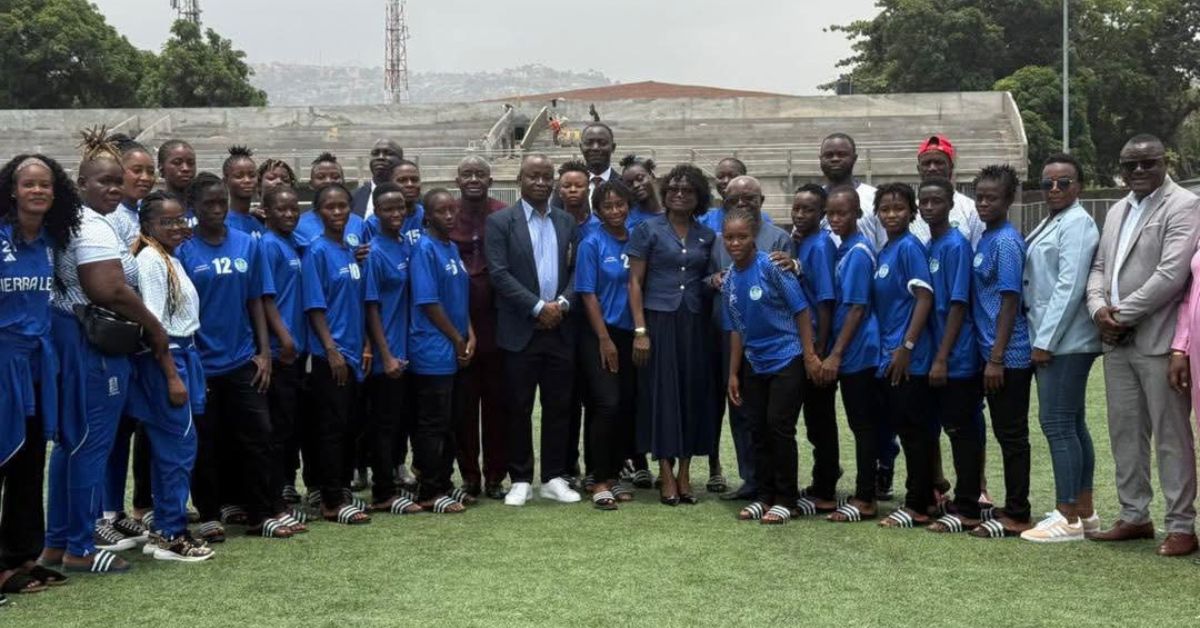 SLFA President Kamara Honours U-17 Girls Team After Historic Victory Over Ivory Coast