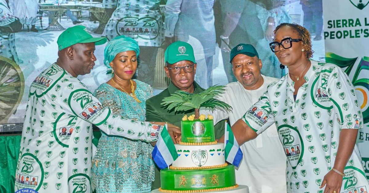 SLPP Celebrates 75th Anniversary as First Lady Calls for Unity Ahead of 2028 Elections