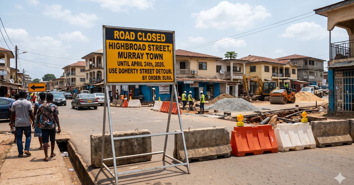 SLRA Announces Two-Week Closure of Highbroad Street in Murray Town