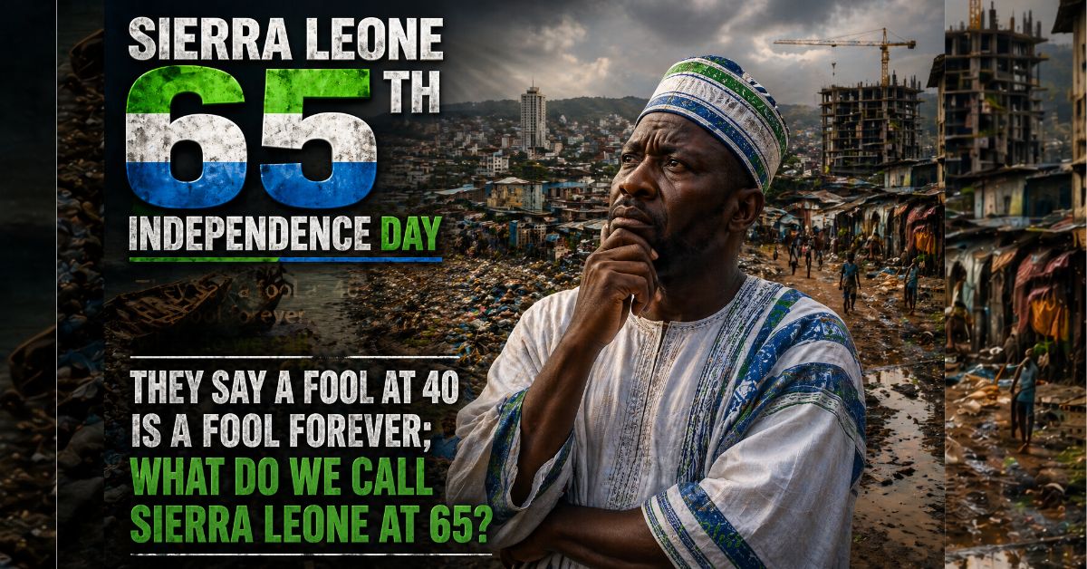 They Say a Fool at 40 Is a Fool Forever; What Do We Call Sierra Leone at 65?