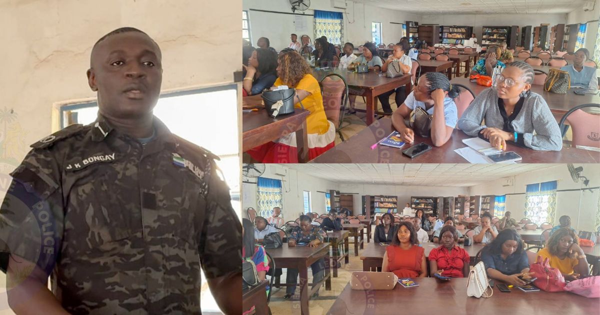 Sierra Leone Police Trains 30 Personnel on Sexual and Gender-Based Violence Cases