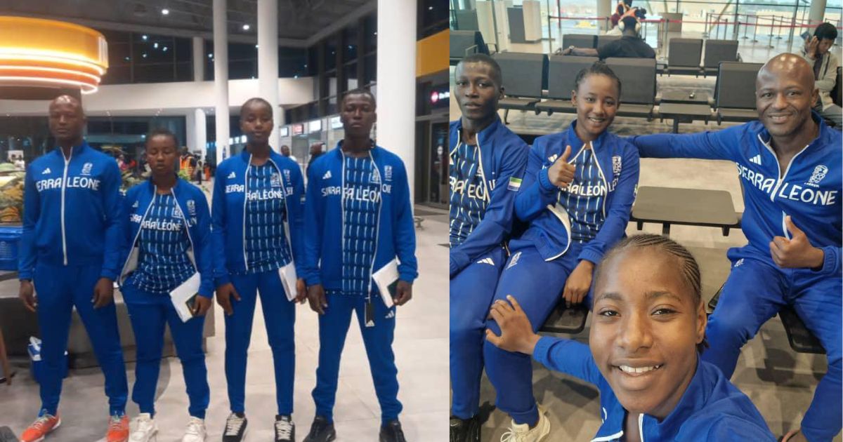 Sierra Leone U-17 Wrestling Team Departs for West African Championships in Guinea-Bissau